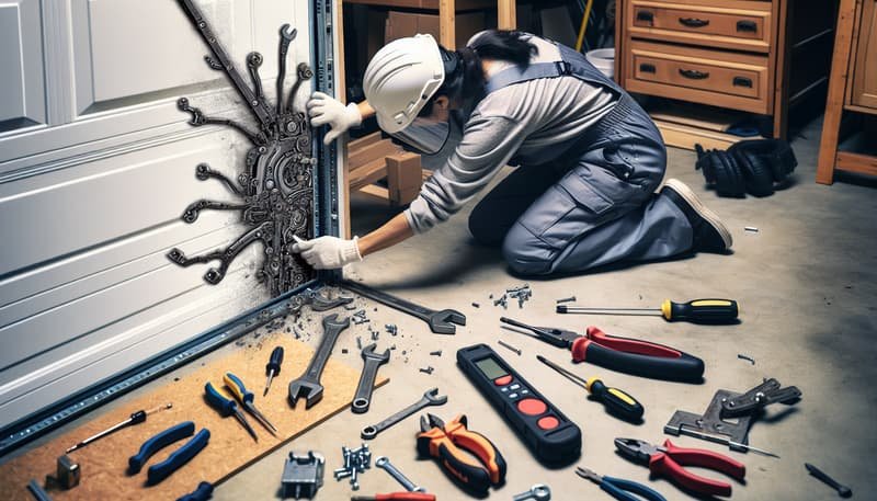 Garage Door Panel Replacement service in Germantown