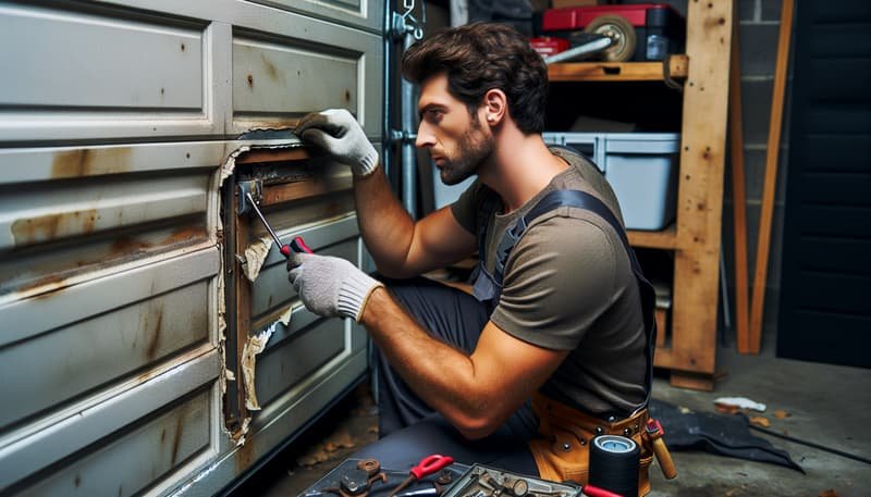 Garage Door Panel Replacement service in Danbury